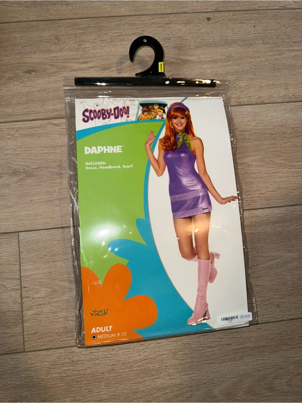 Daphne Purple Costume Dress witg Accessories- Adult